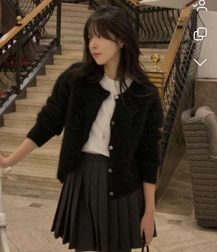 MIELLE-미엘르-OT韓國直郵㊣女裝新款時尚職業針織衫開襟衫MIELLE-미엘르-OT針織衫圖色3