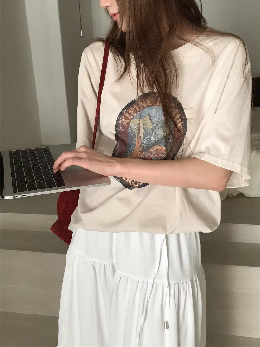 CALLMYNAME韓國直郵㊣女士新款休閑真品熱賣25秋冬T恤不含內搭Call my nameT恤