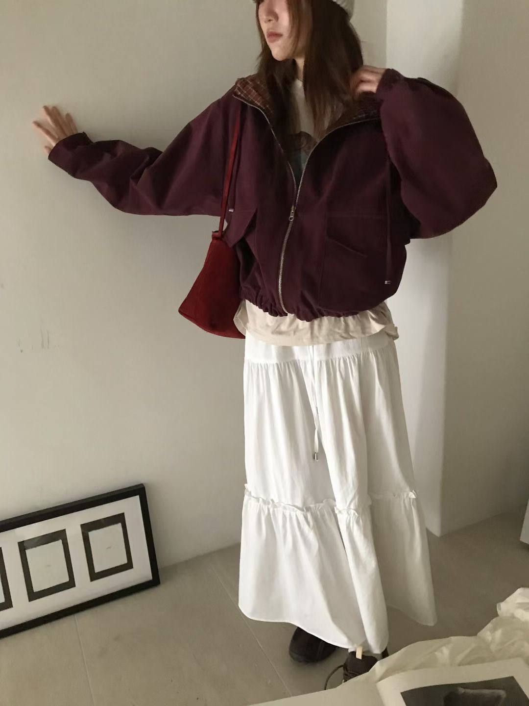 CALLMYNAME東大門㊣直郵女裝新品熱賣人氣夾克兩面可穿雙面Call my name夾克圖色2