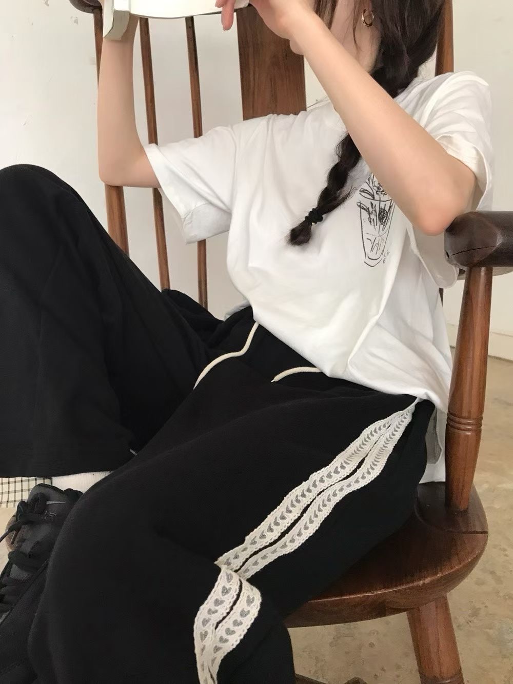 CALLMYNAME東大門㊣代購女裝新品職業時尚真品人氣熱賣休閑褲Call my name休閑褲