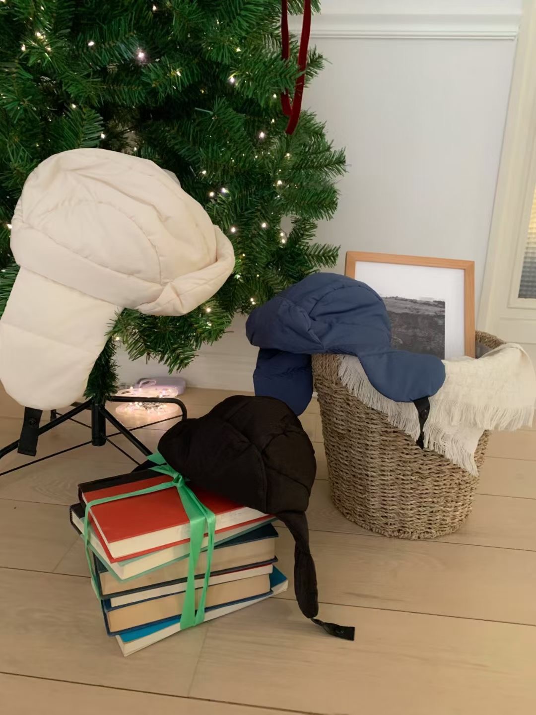 CALLMYNAME東大門㊣直郵女士新品25秋冬時尚休閑熱賣帽子棉Call my name帽子