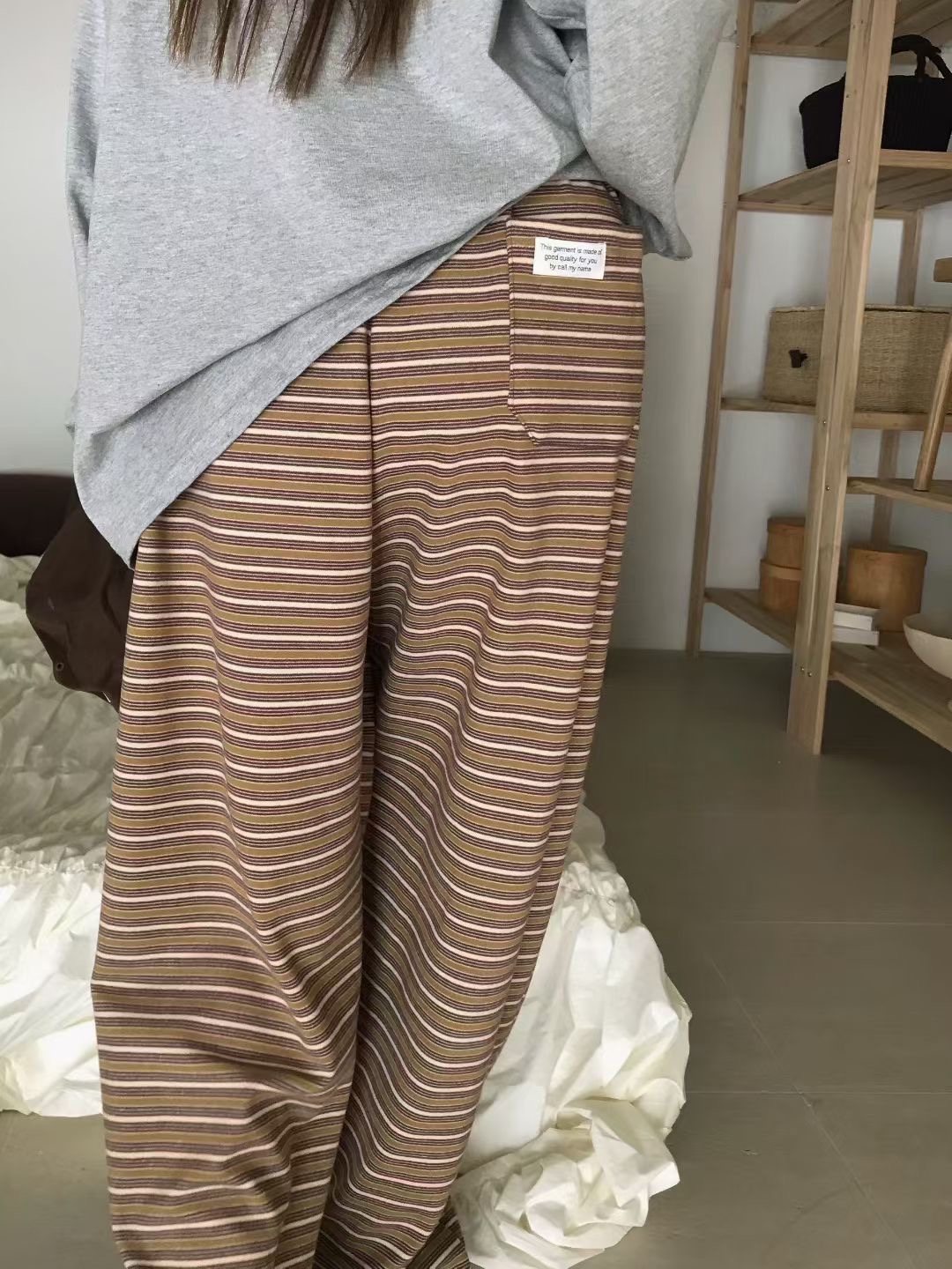 CALLMYNAME韓國代購㊣女士新品時尚推薦職業人氣25秋冬休閑褲Call my name休閑褲