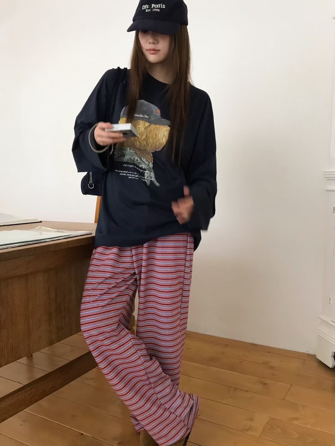 CALLMYNAME韓國代購㊣女士新品時尚推薦職業人氣25秋冬休閑褲Call my name休閑褲圖色3