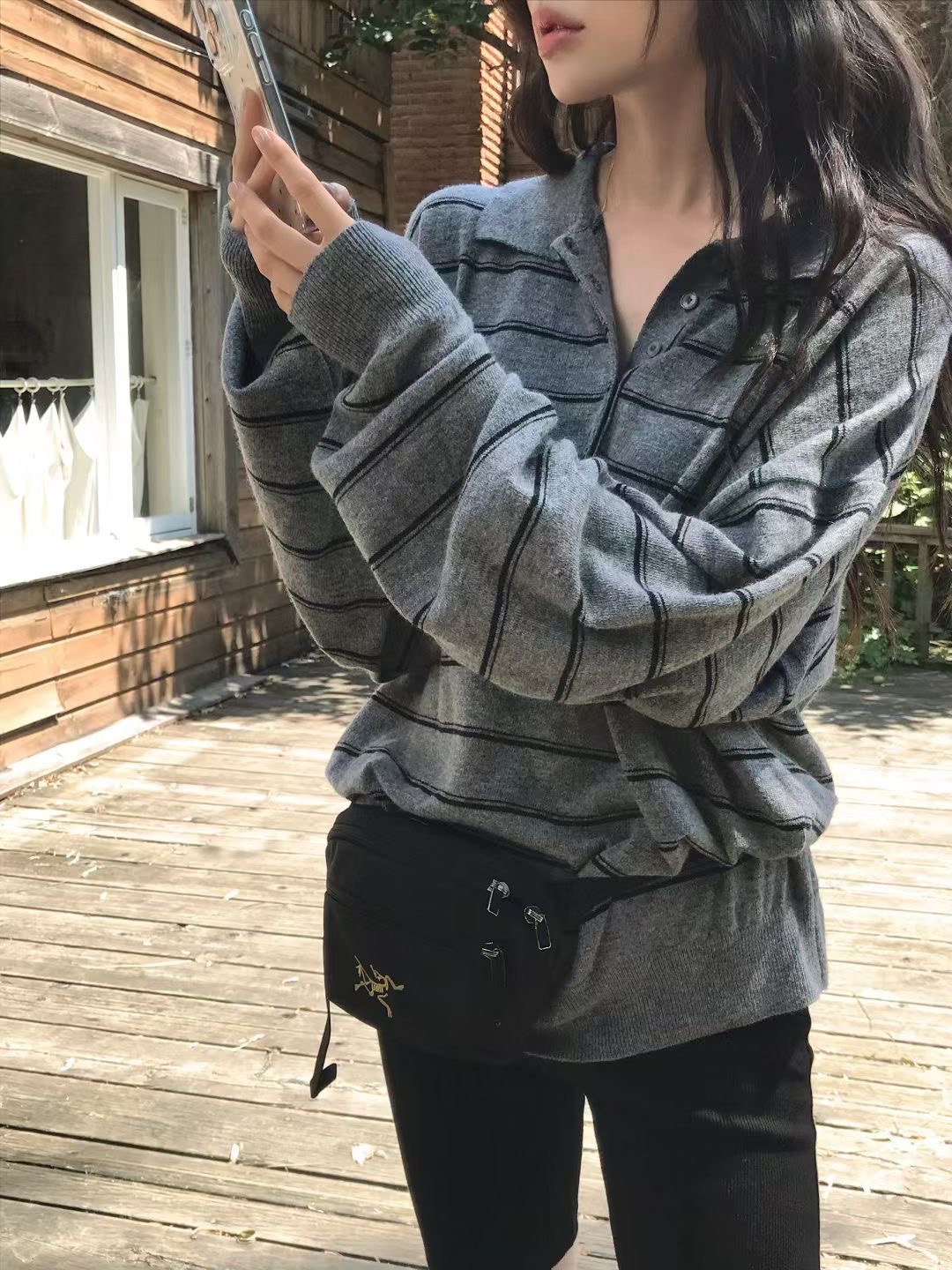 CALLMYNAME東大門㊣代購女裝新款真品時尚推薦25秋冬針織衫Call my name針織衫圖色1