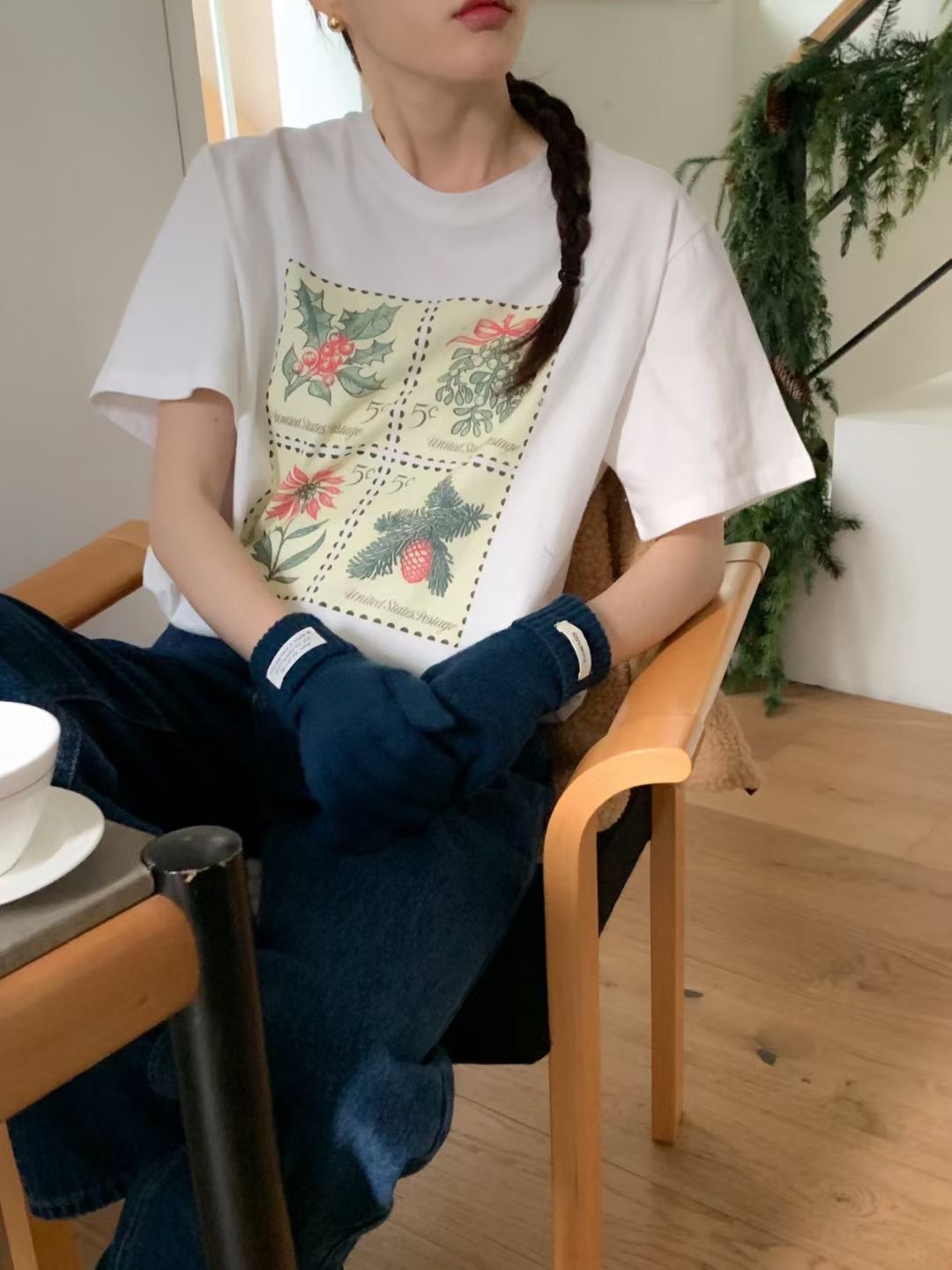 CALLMYNAME東大門㊣實拍女士新款職業休閑時尚熱賣推薦真品T恤Call my nameT恤圖色1