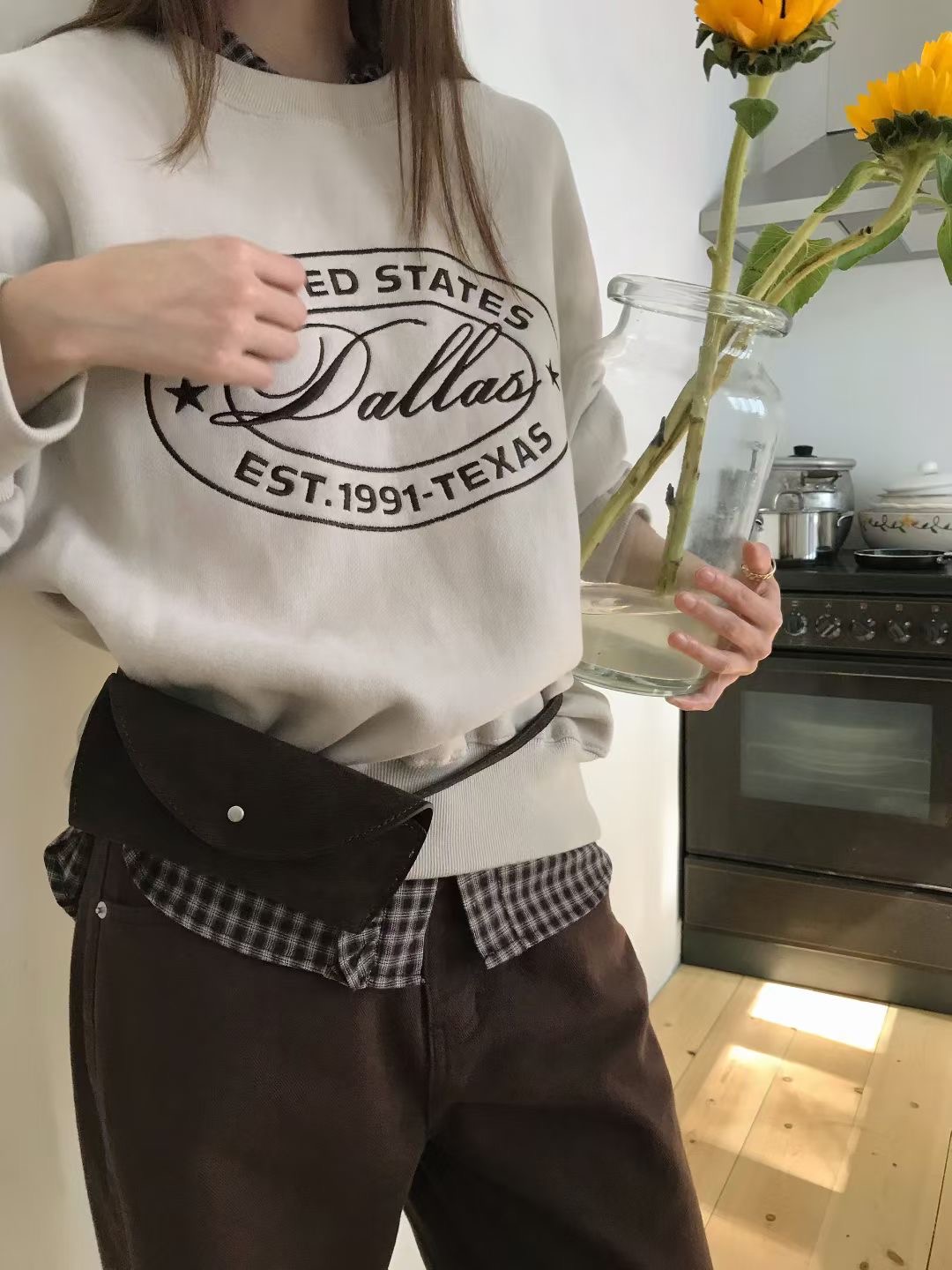 CALLMYNAME東大門㊣直郵女士新款人氣時尚推薦衛衣不含腰包Call my name衛衣