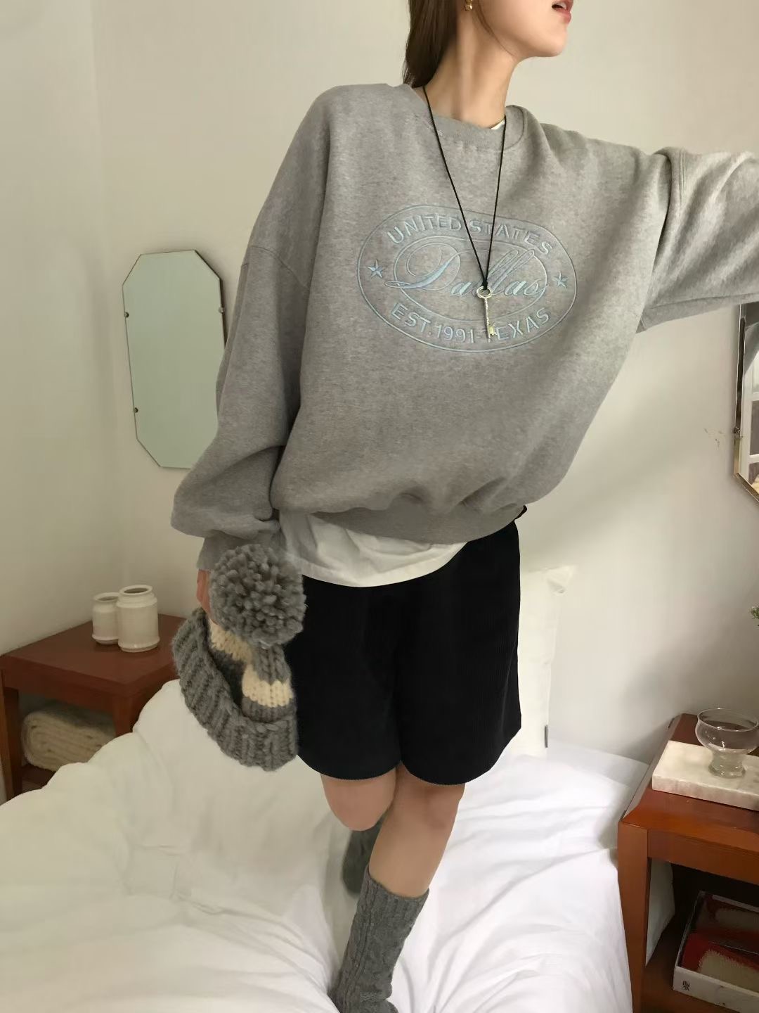 CALLMYNAME東大門㊣直郵女士新款人氣時尚推薦衛衣不含腰包Call my name衛衣