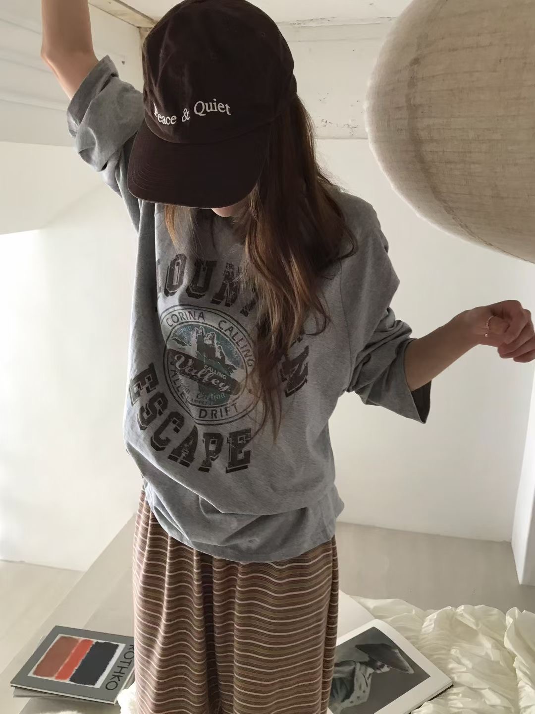 CALLMYNAME韓國代購㊣女裝新品職業熱賣休閑人氣25秋冬長袖T恤Call my name長袖T恤