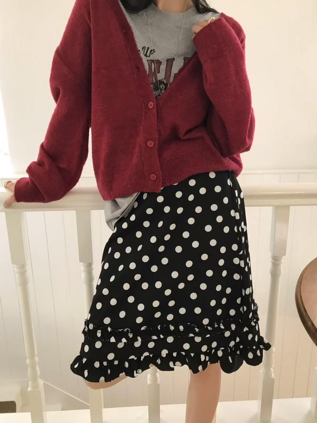 CALLMYNAME韓國代購㊣女裝新品休閑推薦時尚真品半身裙中短裙Call my name半身裙/中短裙