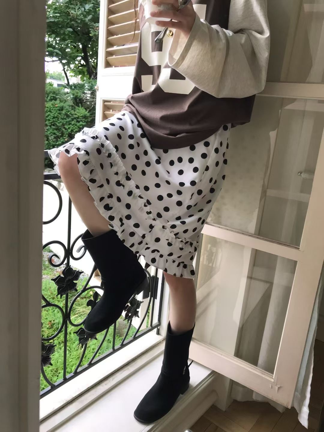 CALLMYNAME韓國代購㊣女裝新品休閑推薦時尚真品半身裙中短裙Call my name半身裙/中短裙圖色2