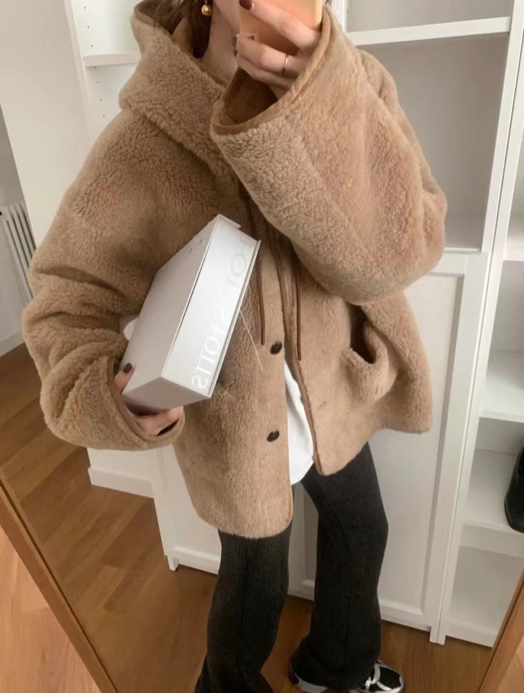 PEPPER 페페東大門㊣直郵女裝新款推薦休閑25秋冬短款大衣PEPPER-SEOUL短款大衣