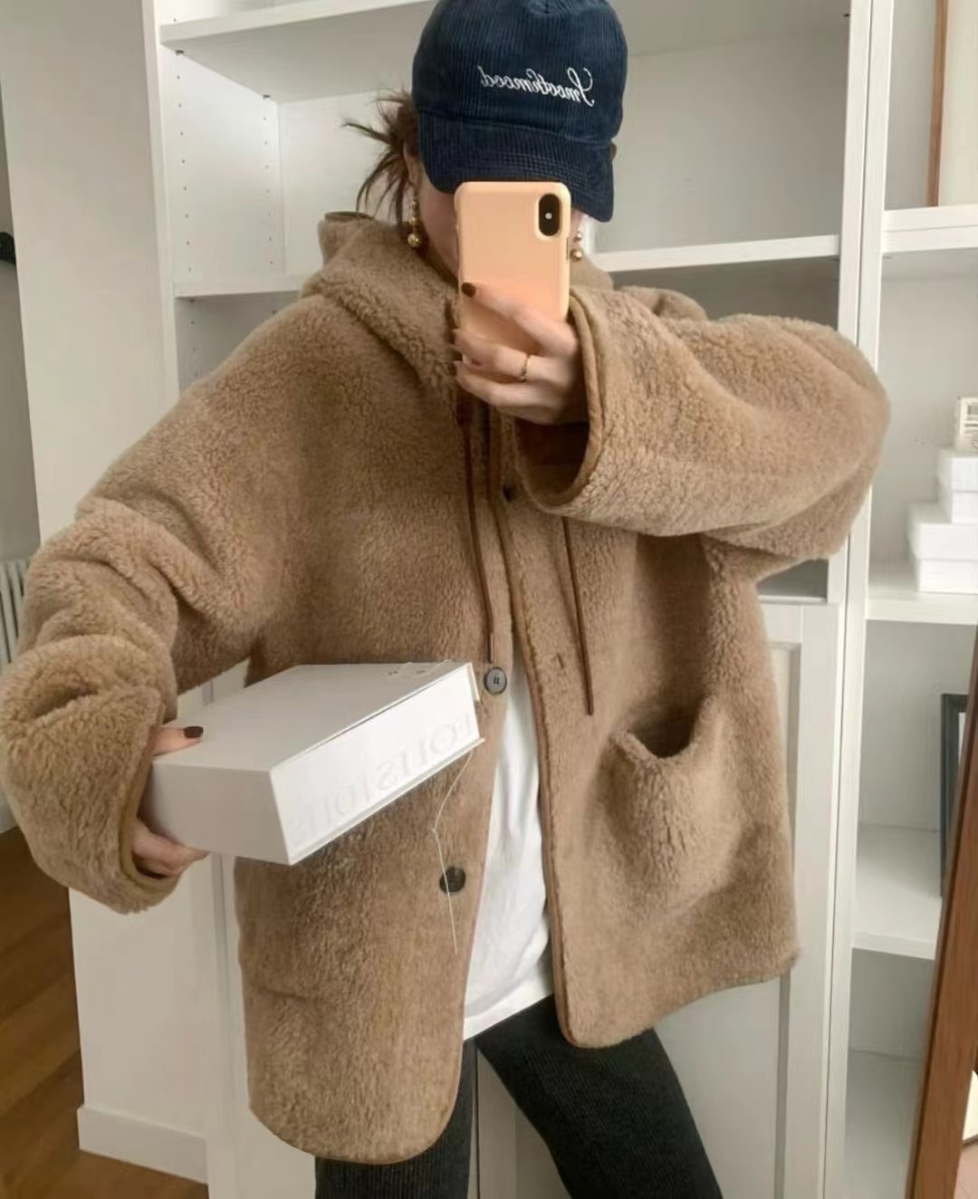 PEPPER 페페東大門㊣直郵女裝新款推薦休閑25秋冬短款大衣PEPPER-SEOUL短款大衣