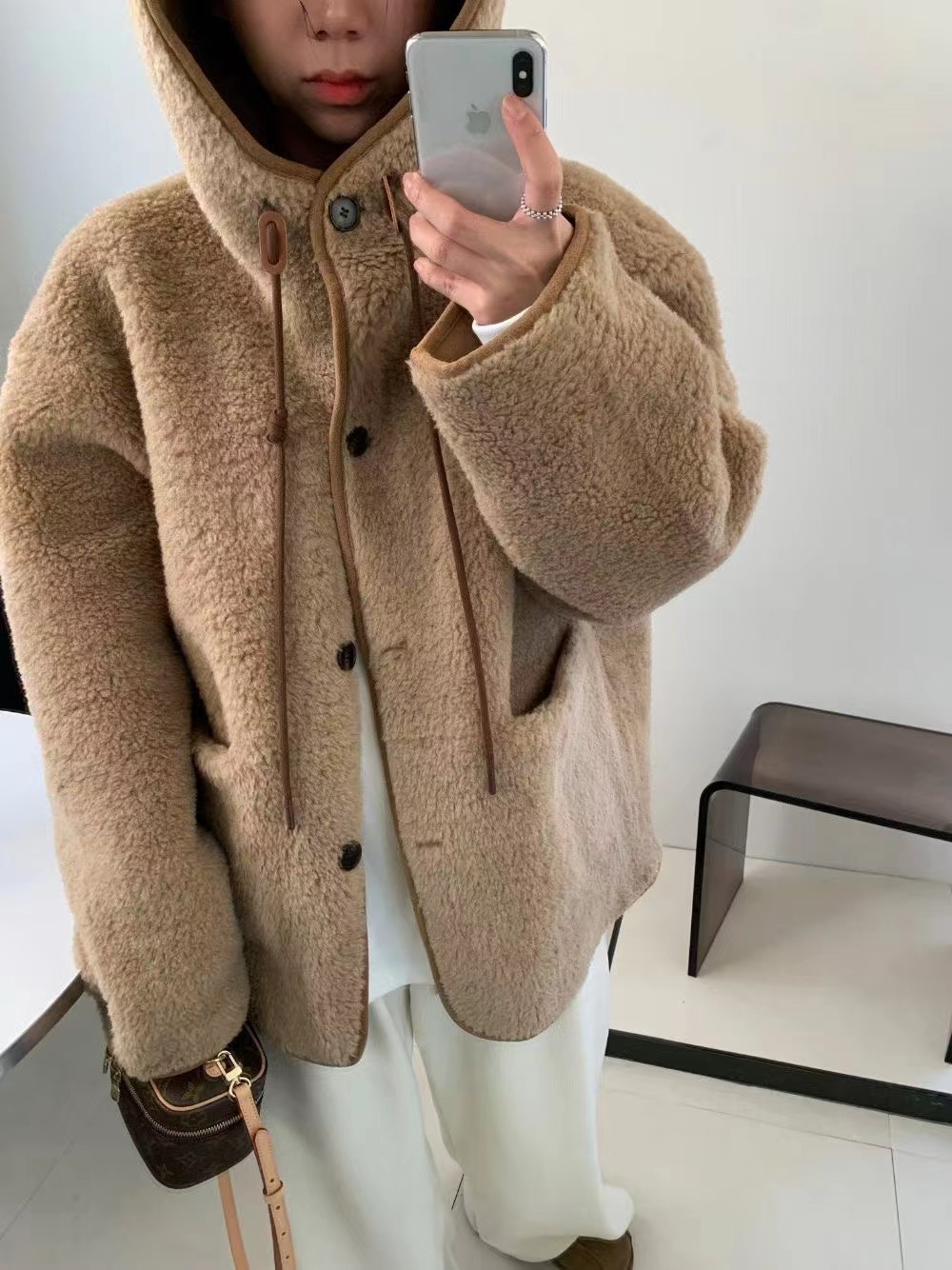 PEPPER 페페東大門㊣直郵女裝新款推薦休閑25秋冬短款大衣PEPPER-SEOUL短款大衣