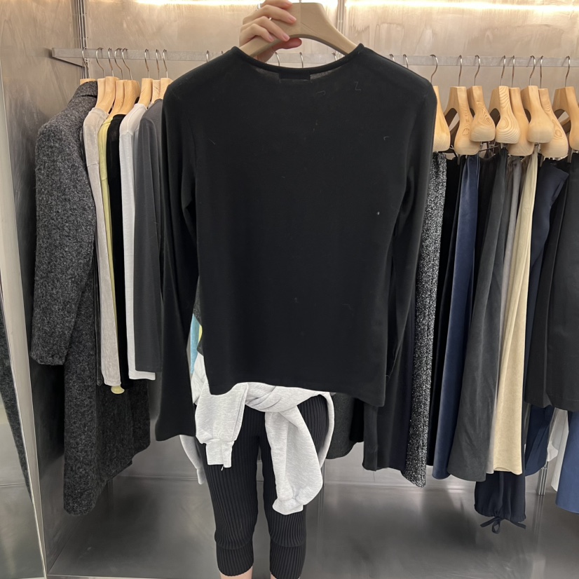 ESSENCE東大門㊣代購女裝新品真品人氣休閑25秋冬職業長袖T恤ESSENCE長袖T恤