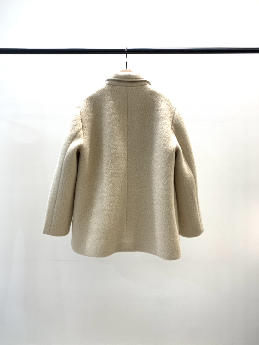 KNOCK韓國直郵㊣女士新款休閑25秋冬熱賣推薦時尚人氣短款大衣KNOCK短款大衣