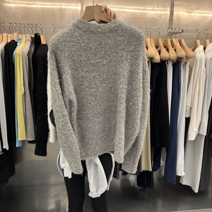 ESSENCE東大門㊣直郵女士新款休閑真品熱賣職業針織衫羊駝毛ESSENCE針織衫圖色3