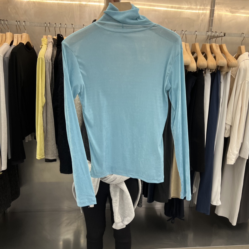 ESSENCE東大門㊣代購女士新款熱賣真品時尚推薦長袖T恤絲絨ESSENCE長袖T恤圖色1