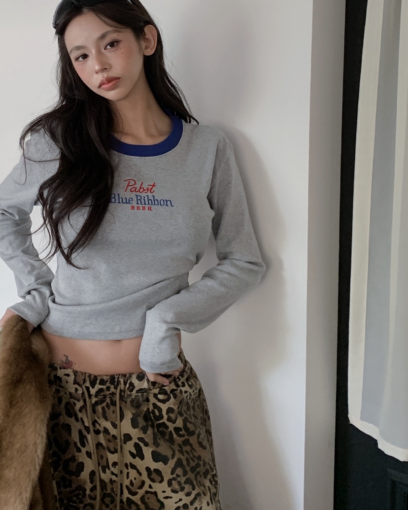 LIVE AID-P韓國代購㊣女士新款推薦真品人氣時尚職業熱賣T恤LIVE AID-PT恤