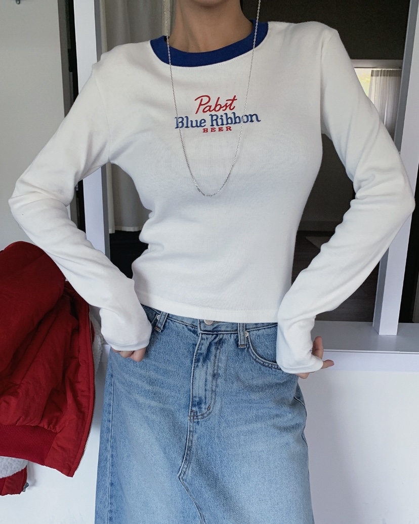 LIVE AID-P韓國代購㊣女士新款推薦真品人氣時尚職業熱賣T恤LIVE AID-PT恤