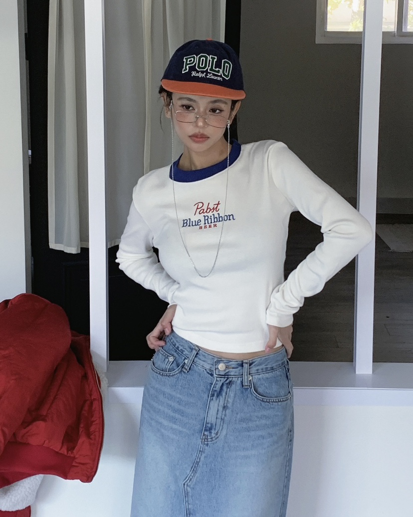 LIVE AID-P韓國代購㊣女士新款推薦真品人氣時尚職業熱賣T恤LIVE AID-PT恤