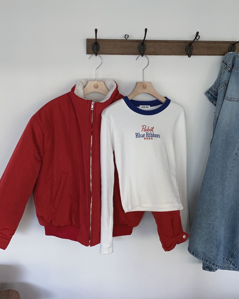 LIVE AID-P韓國代購㊣女士新款推薦真品人氣時尚職業熱賣T恤LIVE AID-PT恤