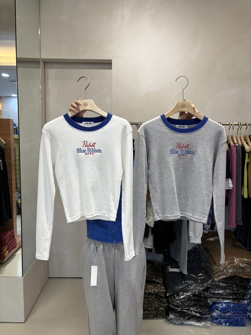 LIVE AID-P韓國代購㊣女士新款推薦真品人氣時尚職業熱賣T恤LIVE AID-PT恤