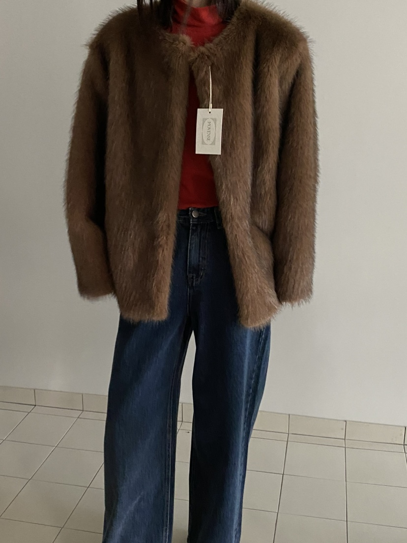 MOVENNE東大門㊣直郵女裝新品熱賣推薦休閑職業人氣短款大衣MOVENNE短款大衣