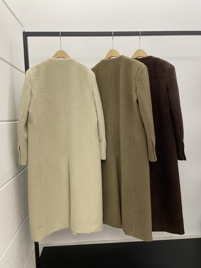 MOVENNE東大門㊣實拍女士新品休閑職業人氣真品推薦中長款大衣MOVENNE中長款大衣