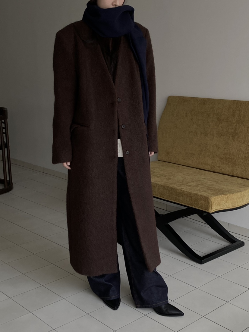 MOVENNE東大門㊣實拍女士新品休閑職業人氣真品推薦中長款大衣MOVENNE中長款大衣