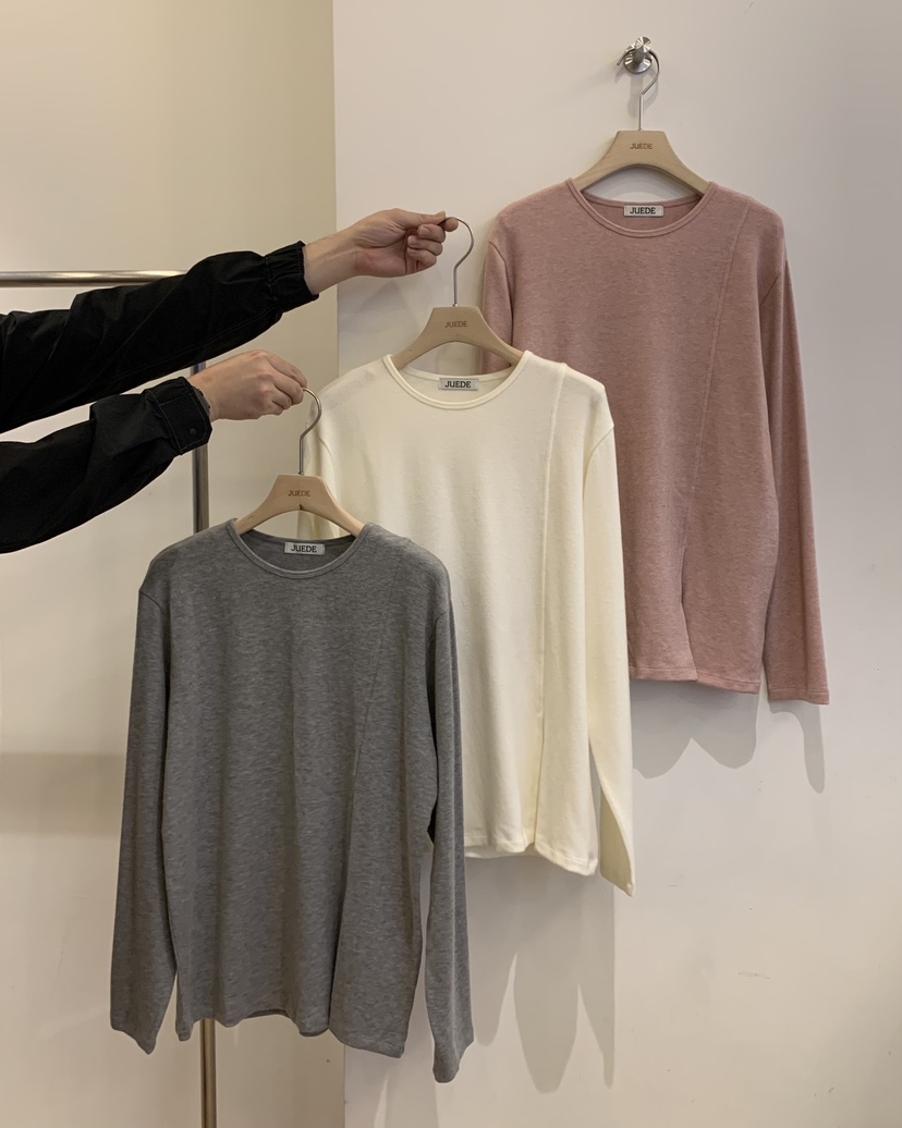 JUEDE韓國代購㊣女士新品職業推薦長袖T恤JUEDE長袖T恤