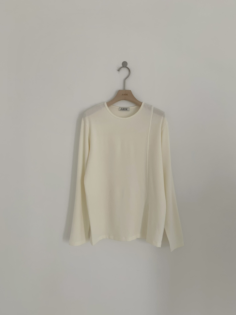 JUEDE韓國代購㊣女士新品職業推薦長袖T恤JUEDE長袖T恤圖色1
