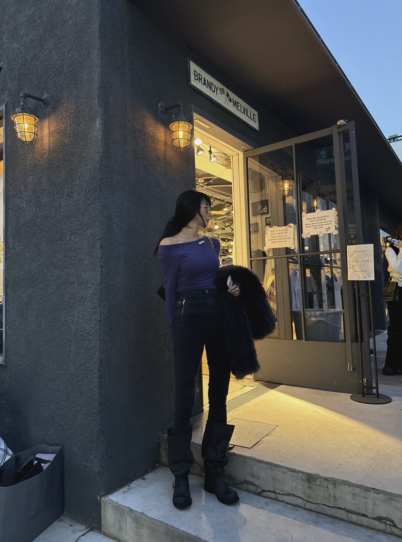 ABBEYLEE韓國代購㊣女士新品時尚25秋冬休閑職業人氣長袖T恤ABBEYLEE長袖T恤