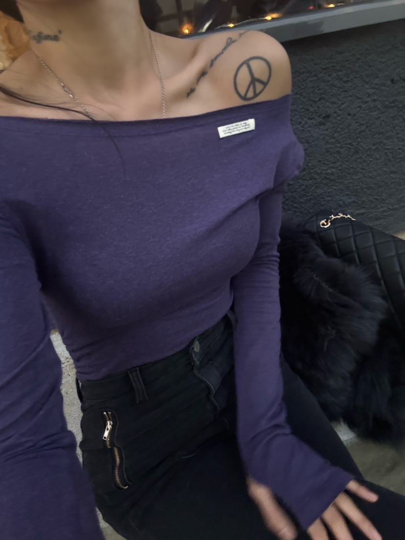 ABBEYLEE韓國代購㊣女士新品時尚25秋冬休閑職業人氣長袖T恤ABBEYLEE長袖T恤圖色2