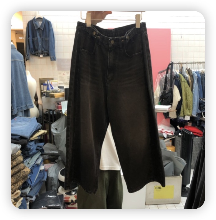 ITZEL東大門㊣實拍女裝新品推薦職業時尚熱賣人氣牛仔褲加絨ITZEL牛仔褲圖色2