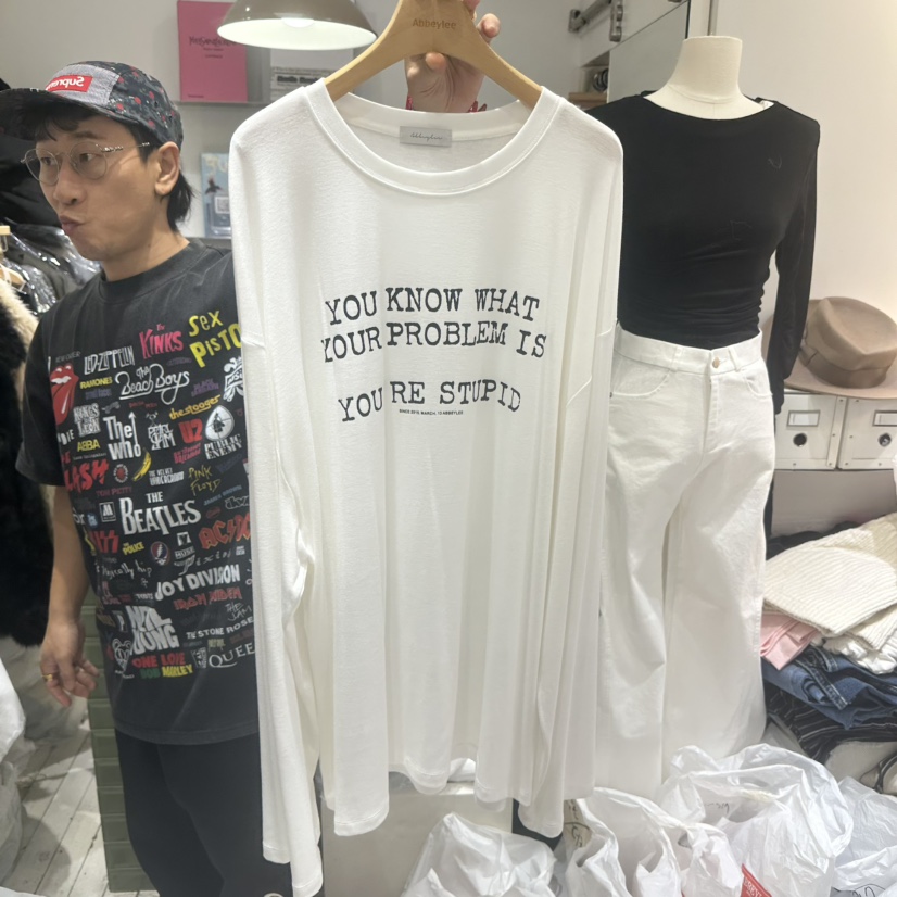 ABBEYLEE東大門㊣直郵女裝新品休閑職業人氣時尚25秋冬長袖T恤ABBEYLEE長袖T恤