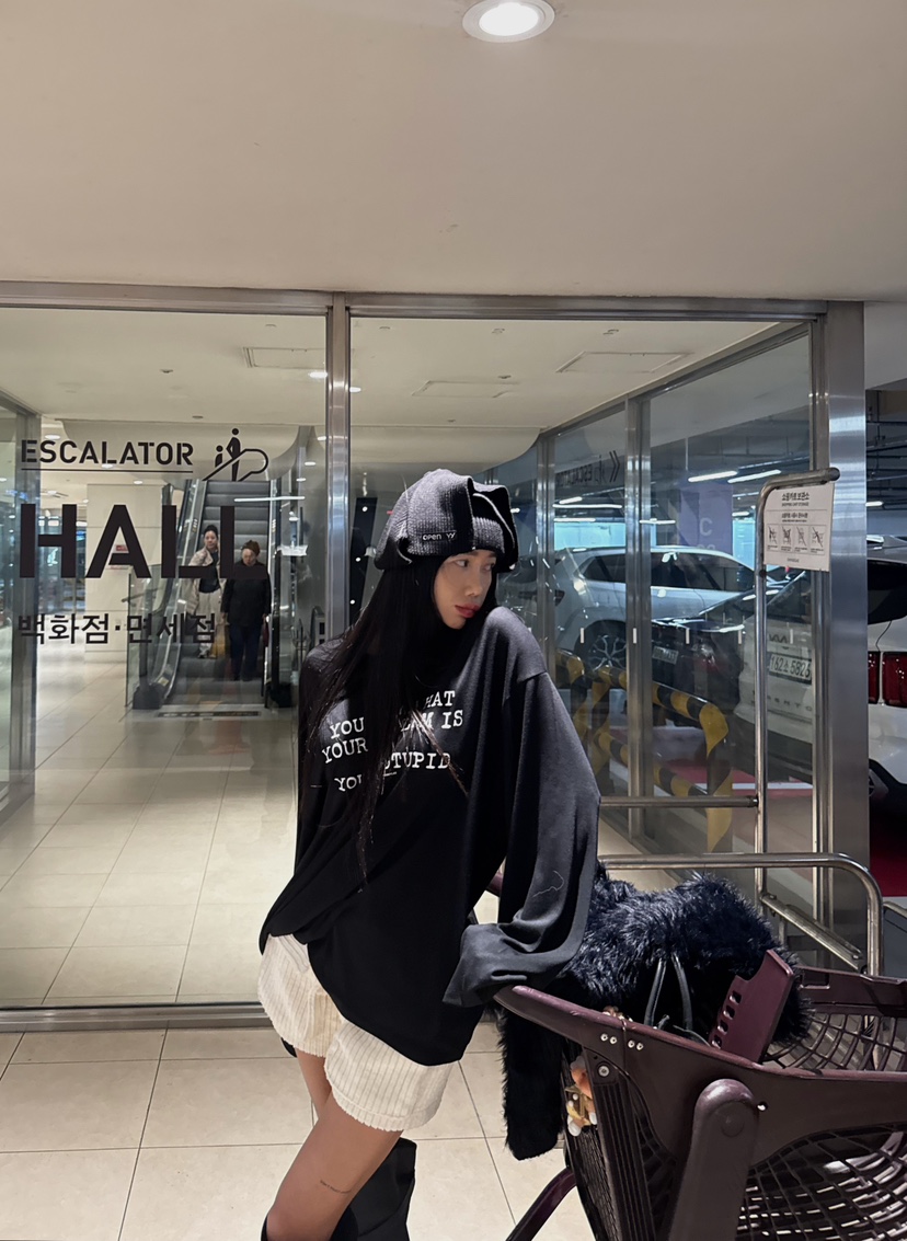 ABBEYLEE東大門㊣直郵女裝新品休閑職業人氣時尚25秋冬長袖T恤ABBEYLEE長袖T恤