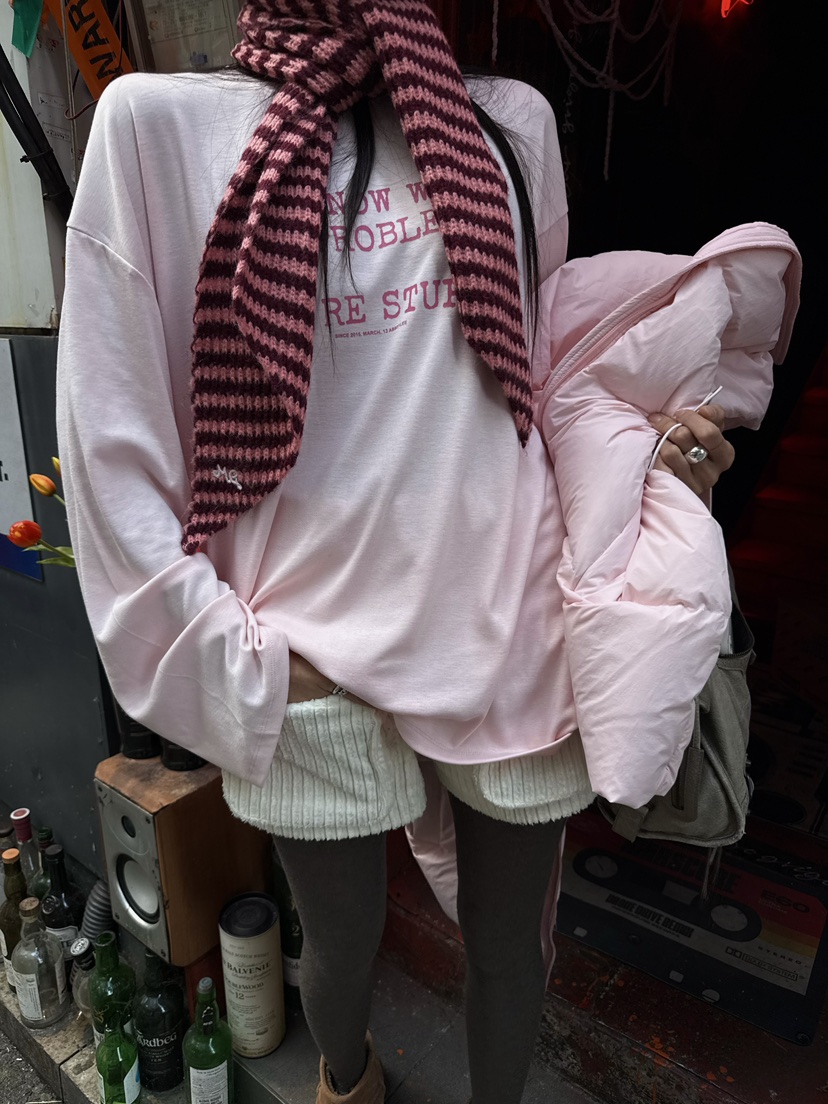 ABBEYLEE東大門㊣直郵女裝新品休閑職業人氣時尚25秋冬長袖T恤ABBEYLEE長袖T恤