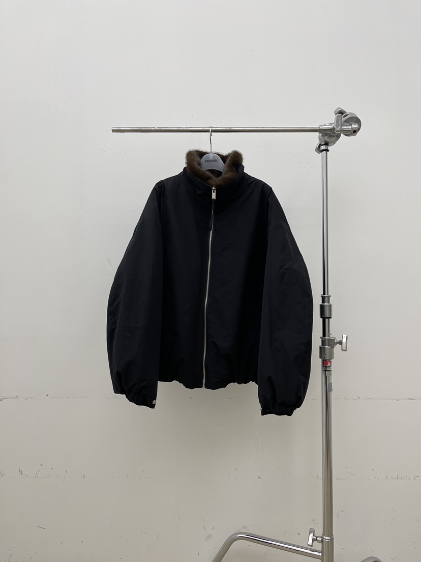 ATMOSPHERE韓國直郵㊣女裝新品25秋冬人氣休閑時尚推薦夾克ATMOSPHERE/BLING夾克圖色2黑