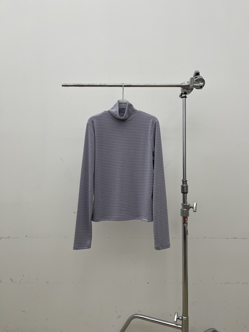 ATMOSPHERE東大門㊣直郵女士新款真品休閑25秋冬人氣長袖T恤ATMOSPHERE/BLING長袖T恤圖色1淺紫