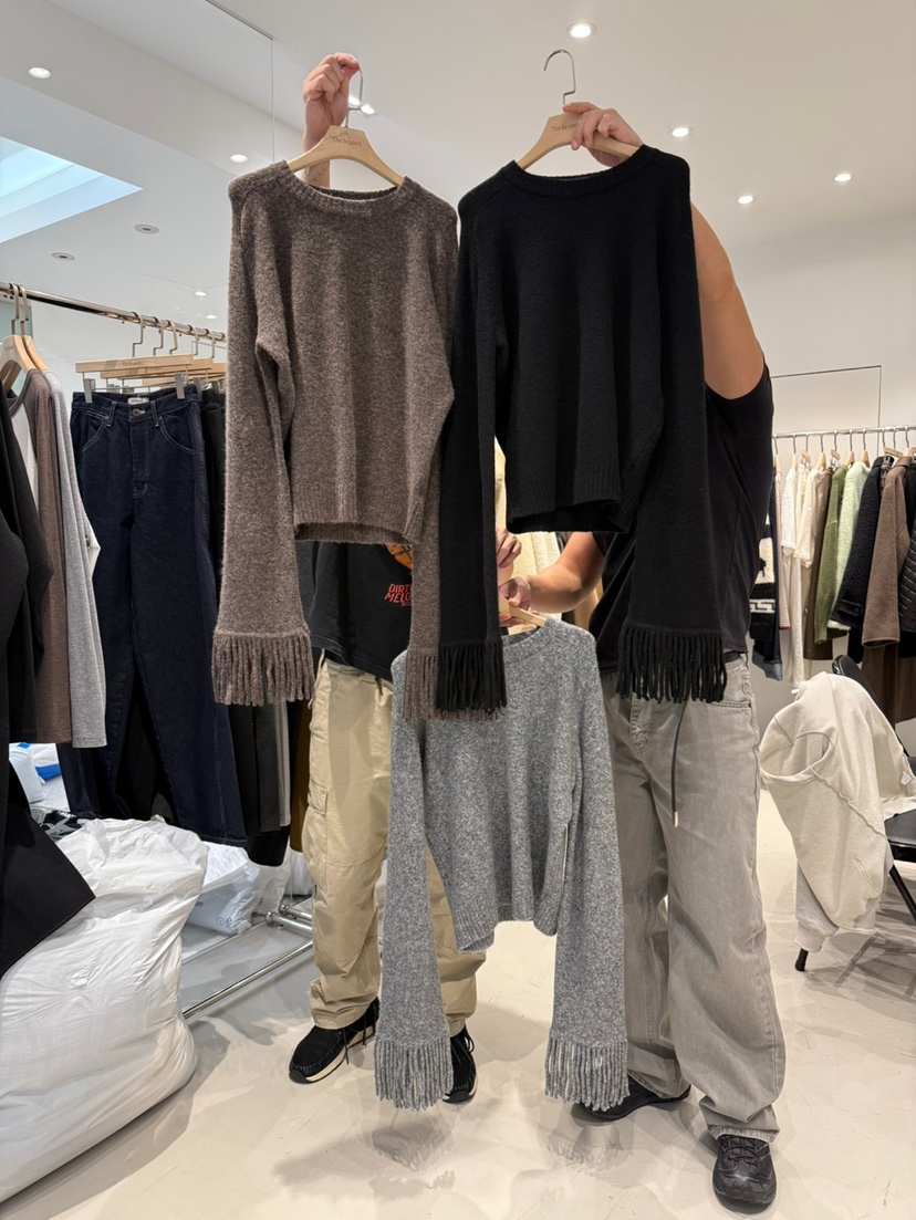 THE BRUNCH東大門㊣代購女士新款真品推薦休閑職業針織衫圍巾THE BRUNCH針織衫