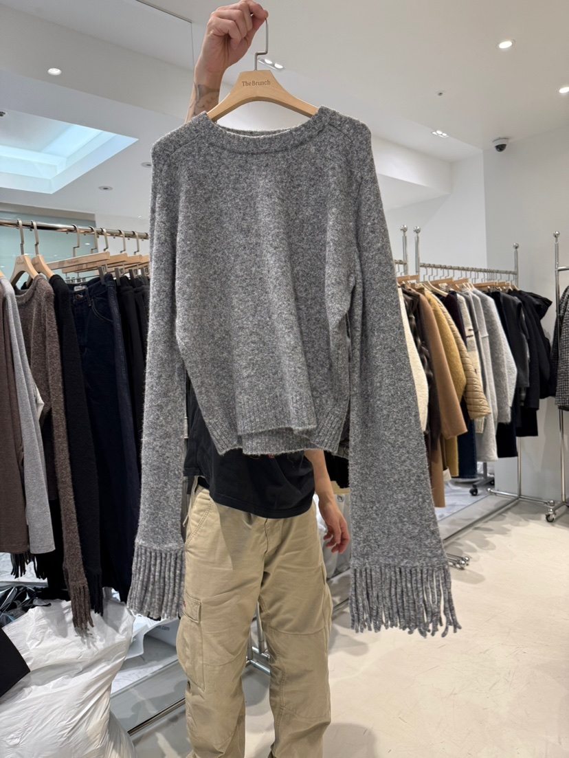 THE BRUNCH東大門㊣代購女士新款真品推薦休閑職業針織衫圍巾THE BRUNCH針織衫圖色2