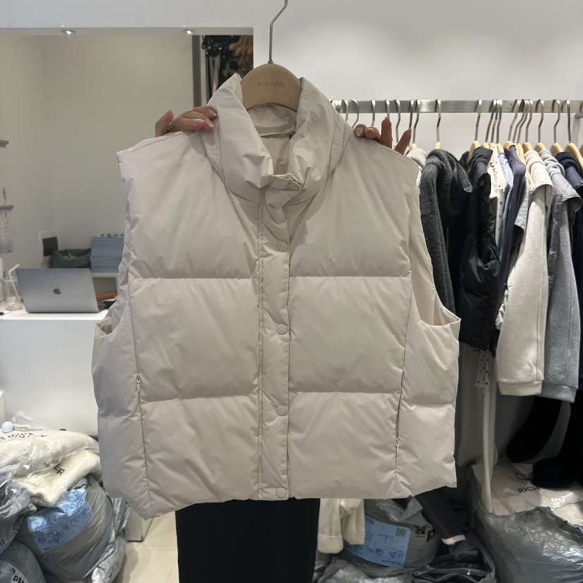 RICH SISTER韓國代購㊣女裝新品熱賣25秋冬休閑時尚真品馬甲RICH SISTER馬甲圖色1