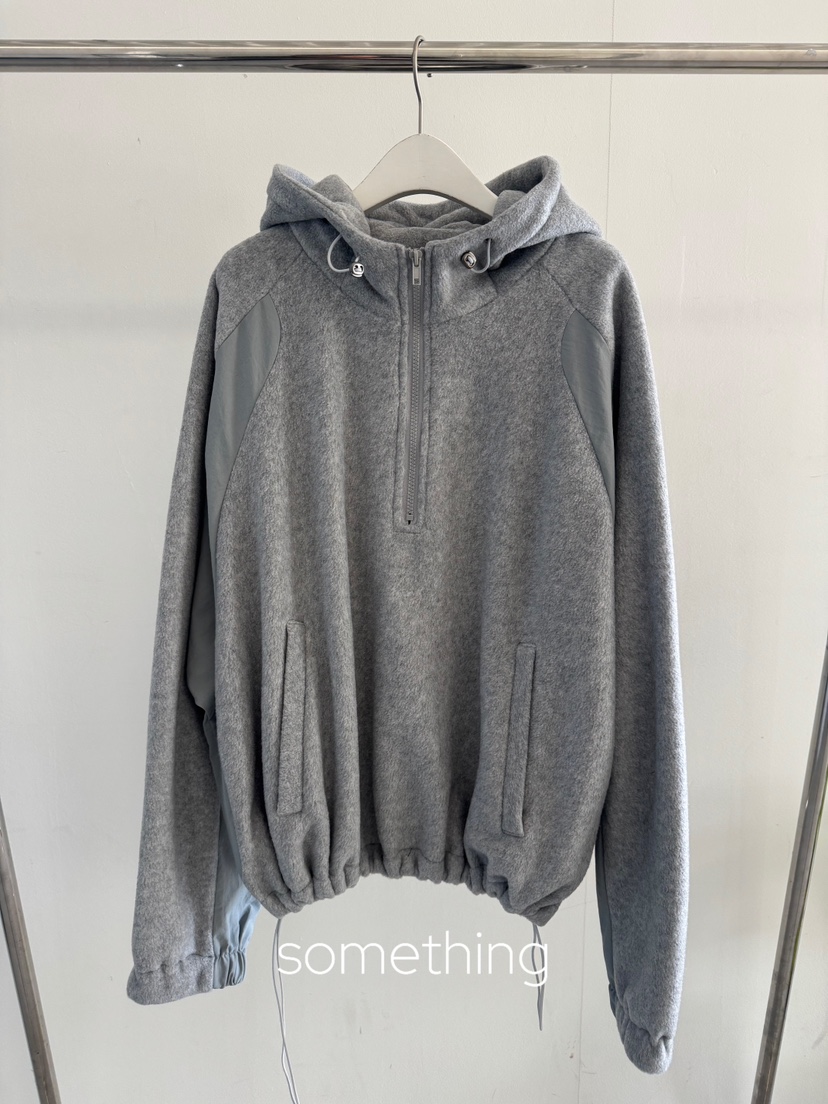 SOMETHING-L/FANCY韓國代購㊣女裝新品推薦時尚25秋冬衛衣SOMETHING-L/FANCY衛衣圖色1灰