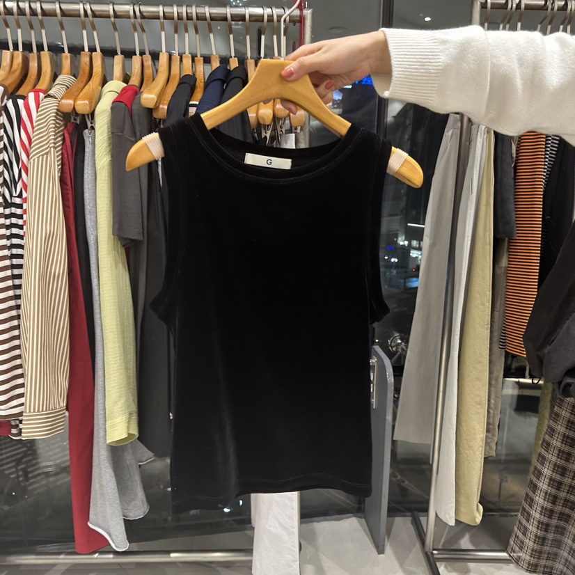 TREND SELLER/G東大門㊣代購女裝新品25秋冬休閑吊帶背心G/TREND SELLER吊帶/背心圖色2