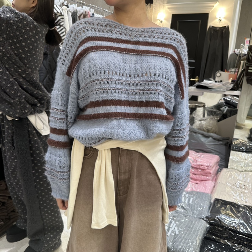 MIXXIN東大門㊣直郵女裝新品25秋冬熱賣推薦休閑時尚針織衫MIXXIN針織衫圖色2