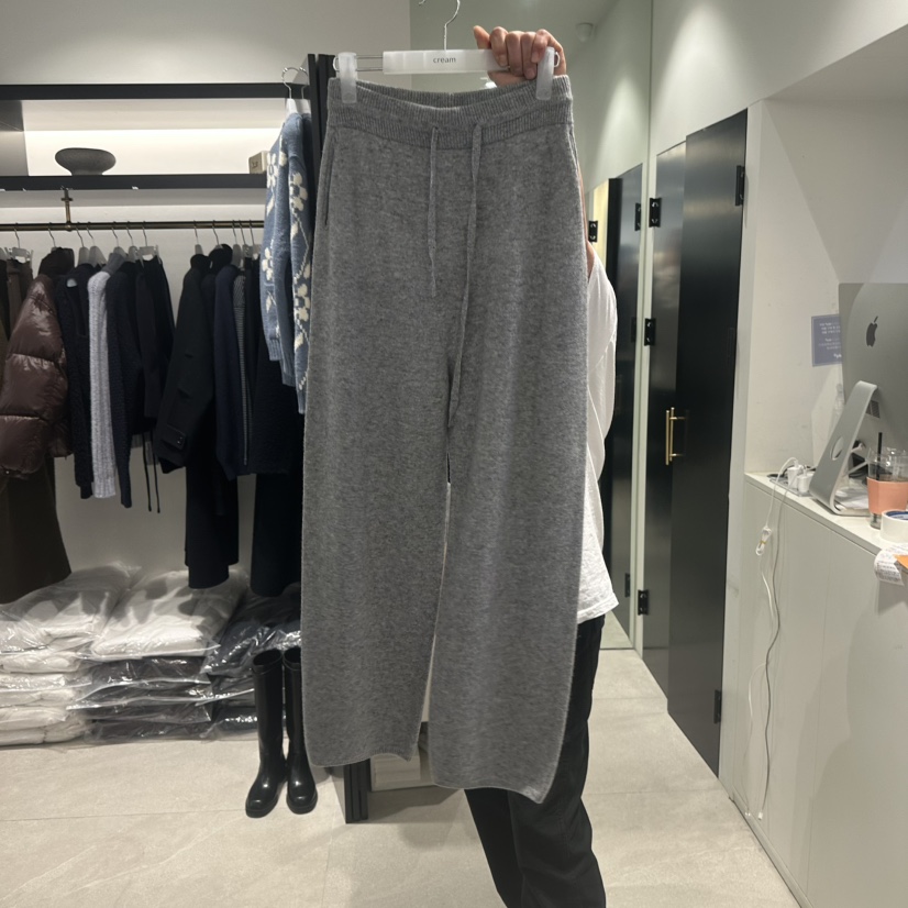 CREAM-P韓國代購㊣女士新品休閑人氣25秋冬推薦職業休閑褲CREAM-P休閑褲圖色1