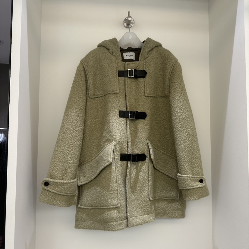 MIXXIN東大門㊣代購女士新款職業時尚休閑真品短款大衣腰帶MIXXIN短款大衣圖色2