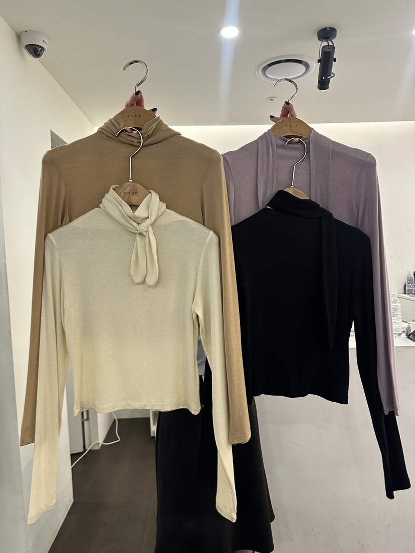 YOUR-P東大門㊣代購女士新品職業25秋冬推薦時尚真品長袖T恤YOUR-P長袖T恤