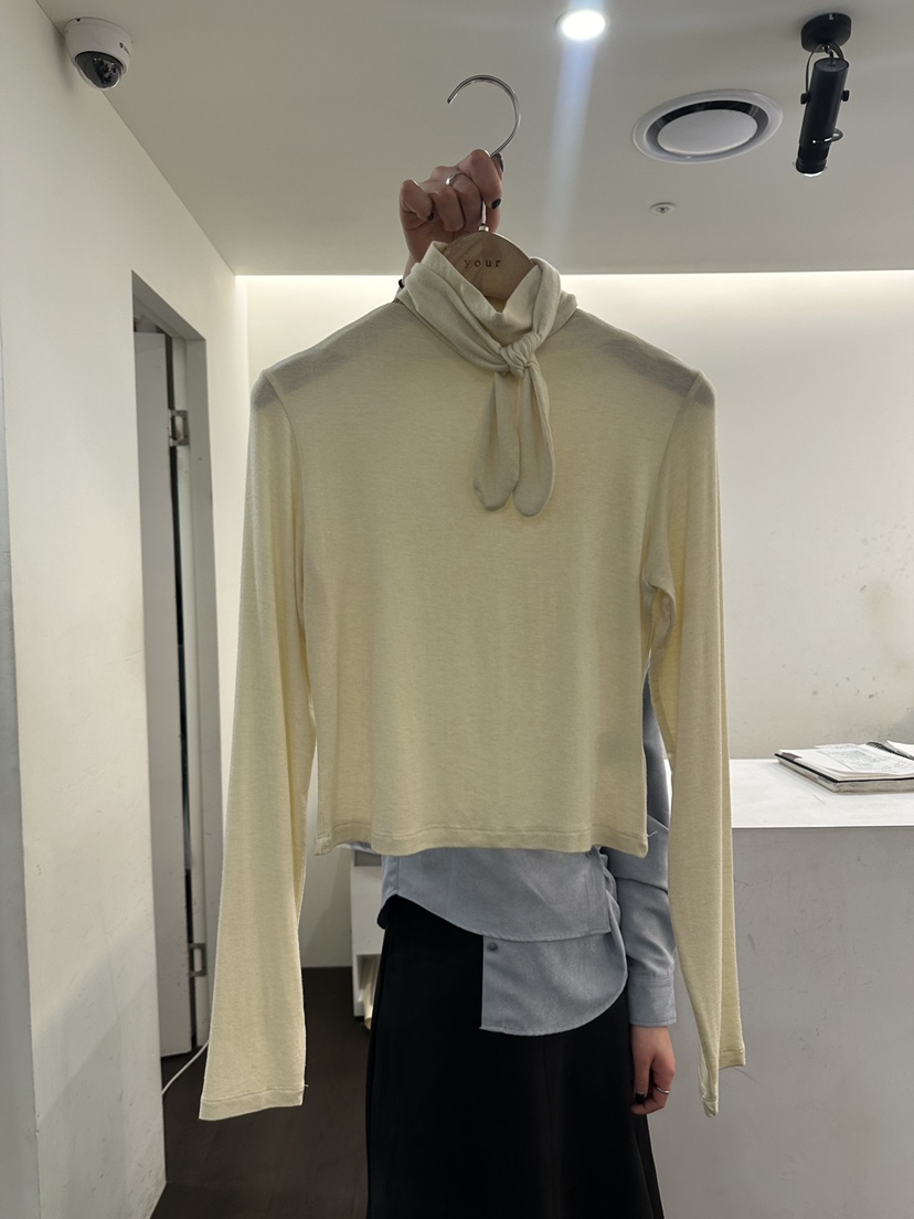 YOUR-P東大門㊣代購女士新品職業25秋冬推薦時尚真品長袖T恤YOUR-P長袖T恤圖色1