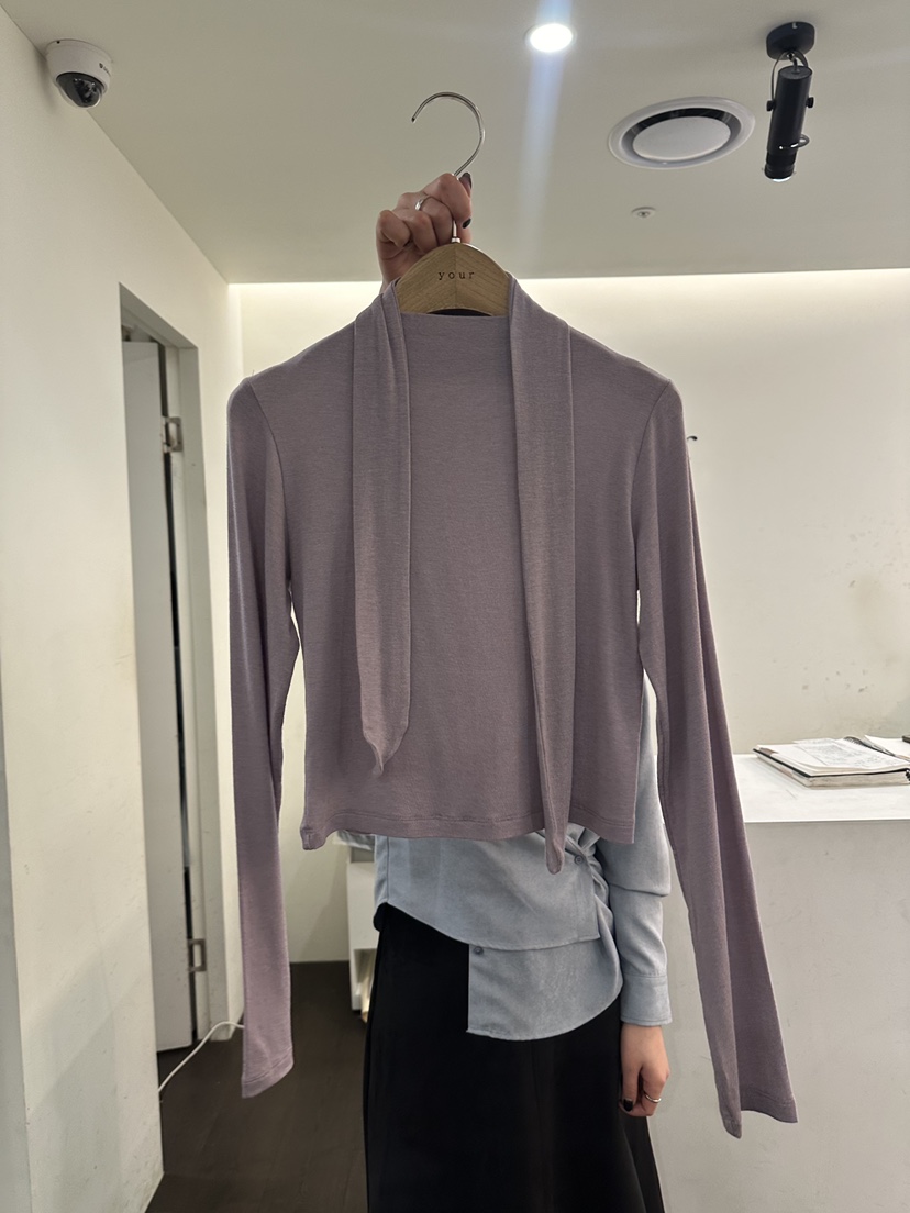 YOUR-P東大門㊣代購女士新品職業25秋冬推薦時尚真品長袖T恤YOUR-P長袖T恤圖色4